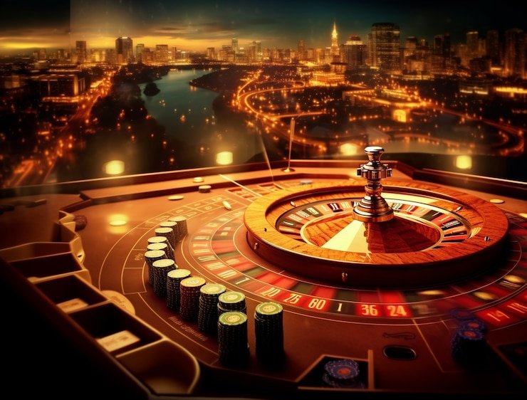 Tampilan utama bank77 bertema merah esports